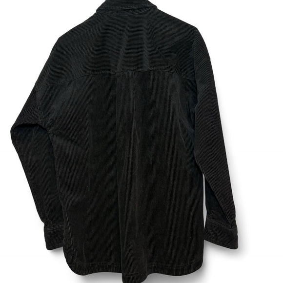 Matty M. black corduroy button-up shirt/jacket/shacket - Picture 6 of 6